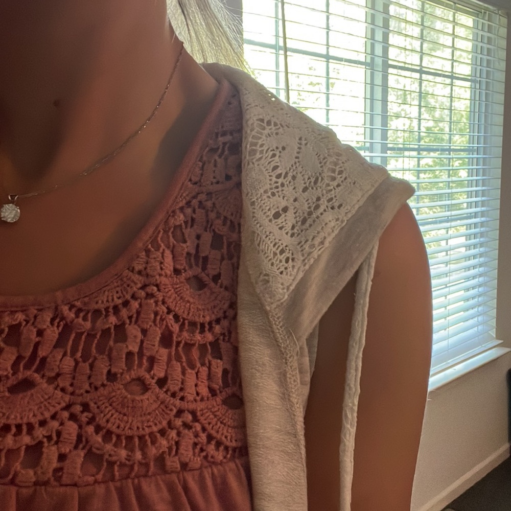 Pink Vanity Lace Tank - Picture 10 of 10